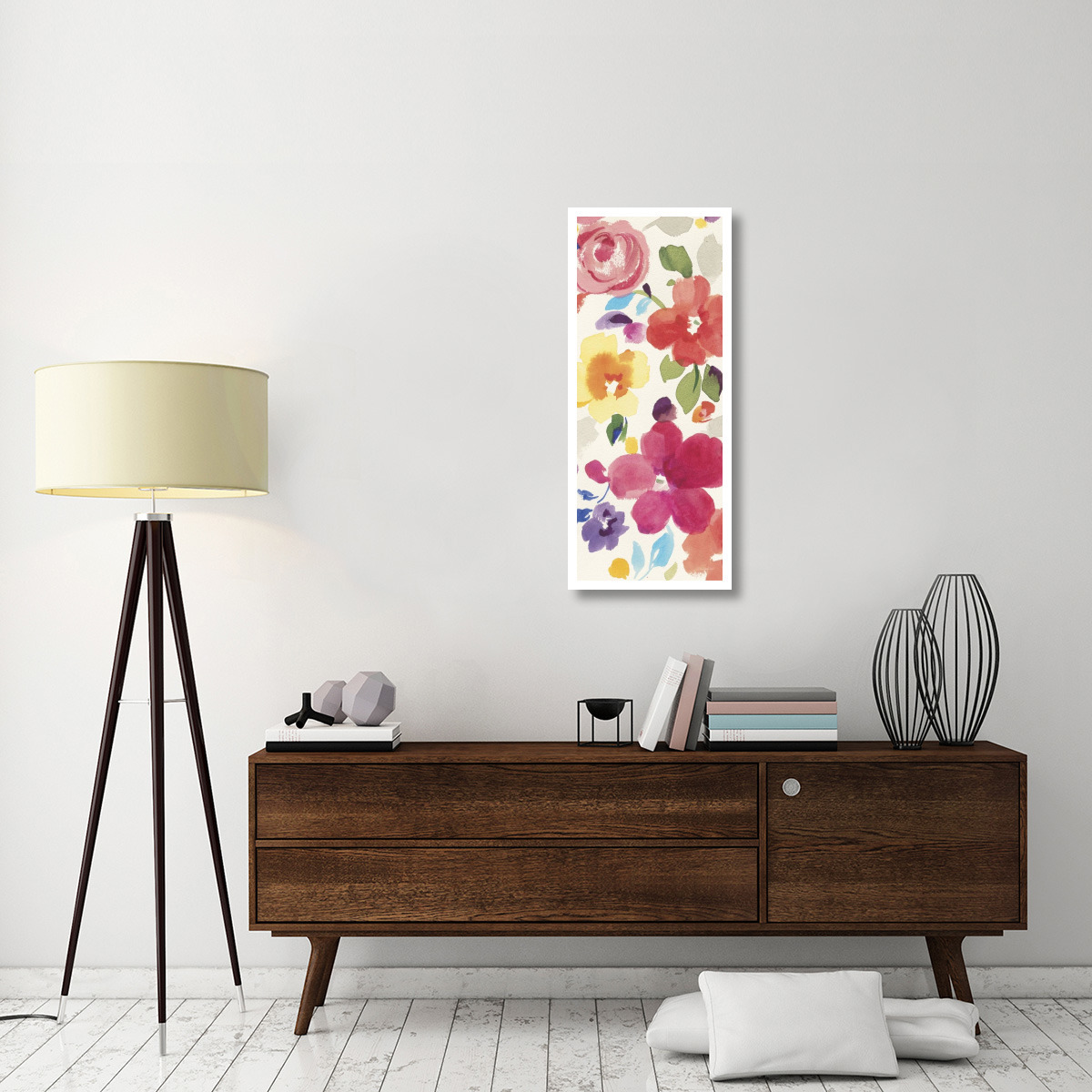 Popping Florals II -Paper Art-18&quotx42"