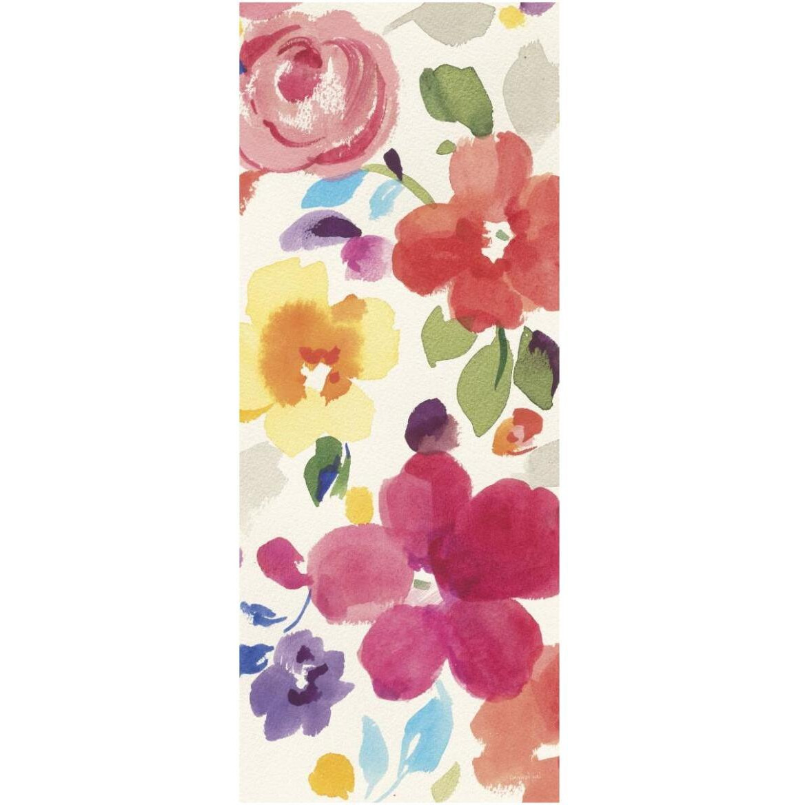 Popping Florals II -Paper Art-26&quotx62"