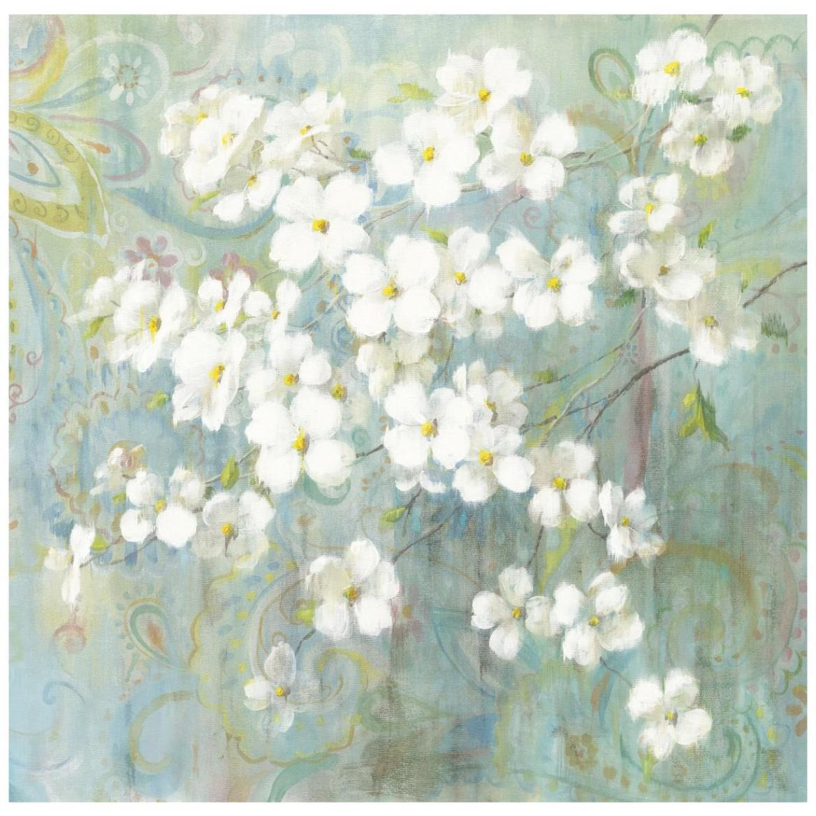 Spring Dream I Paisley -Paper Art-42&quotx42"