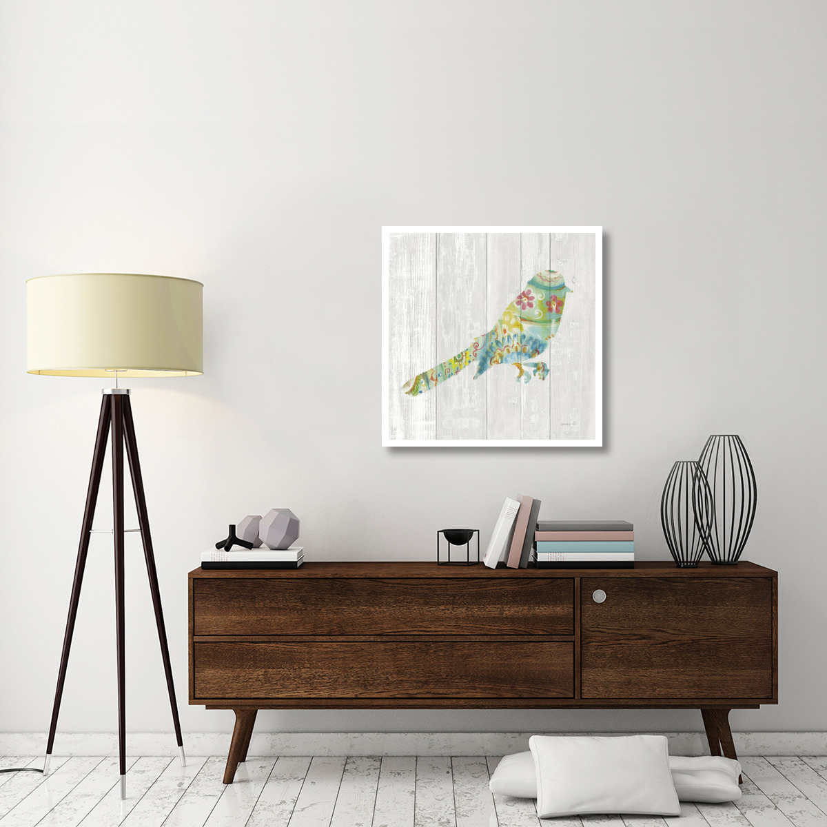 Spring Dream Paisley X -Paper Art-32&quotx32"