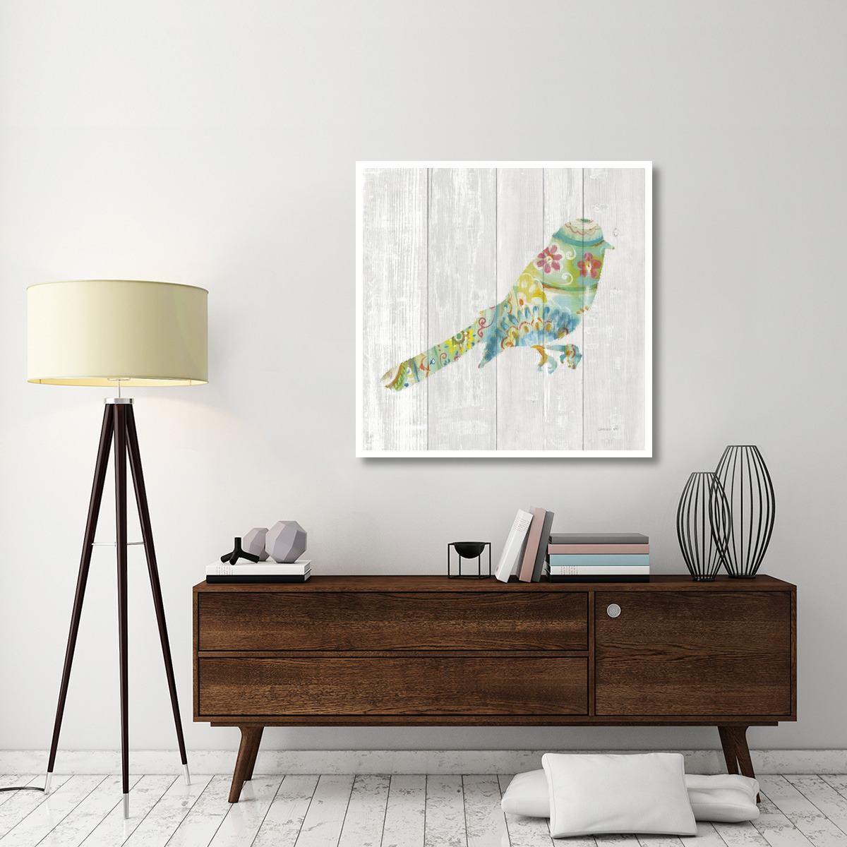 Spring Dream Paisley X -Paper Art-42&quotx42"