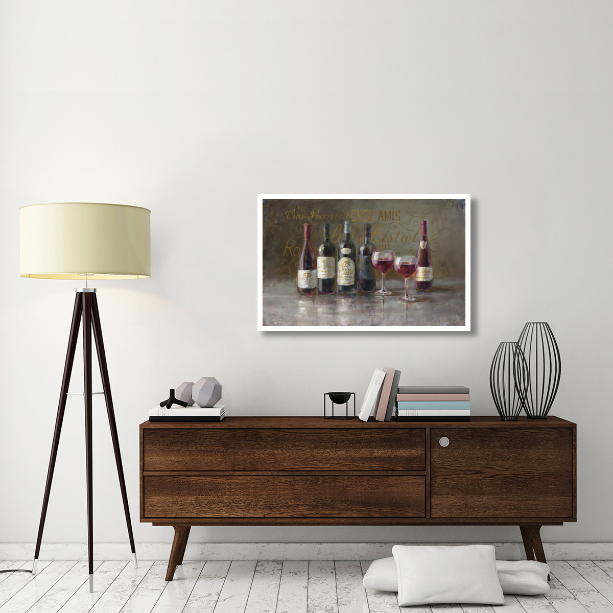Bistro Reds -Paper Art-42&quotx26.8"