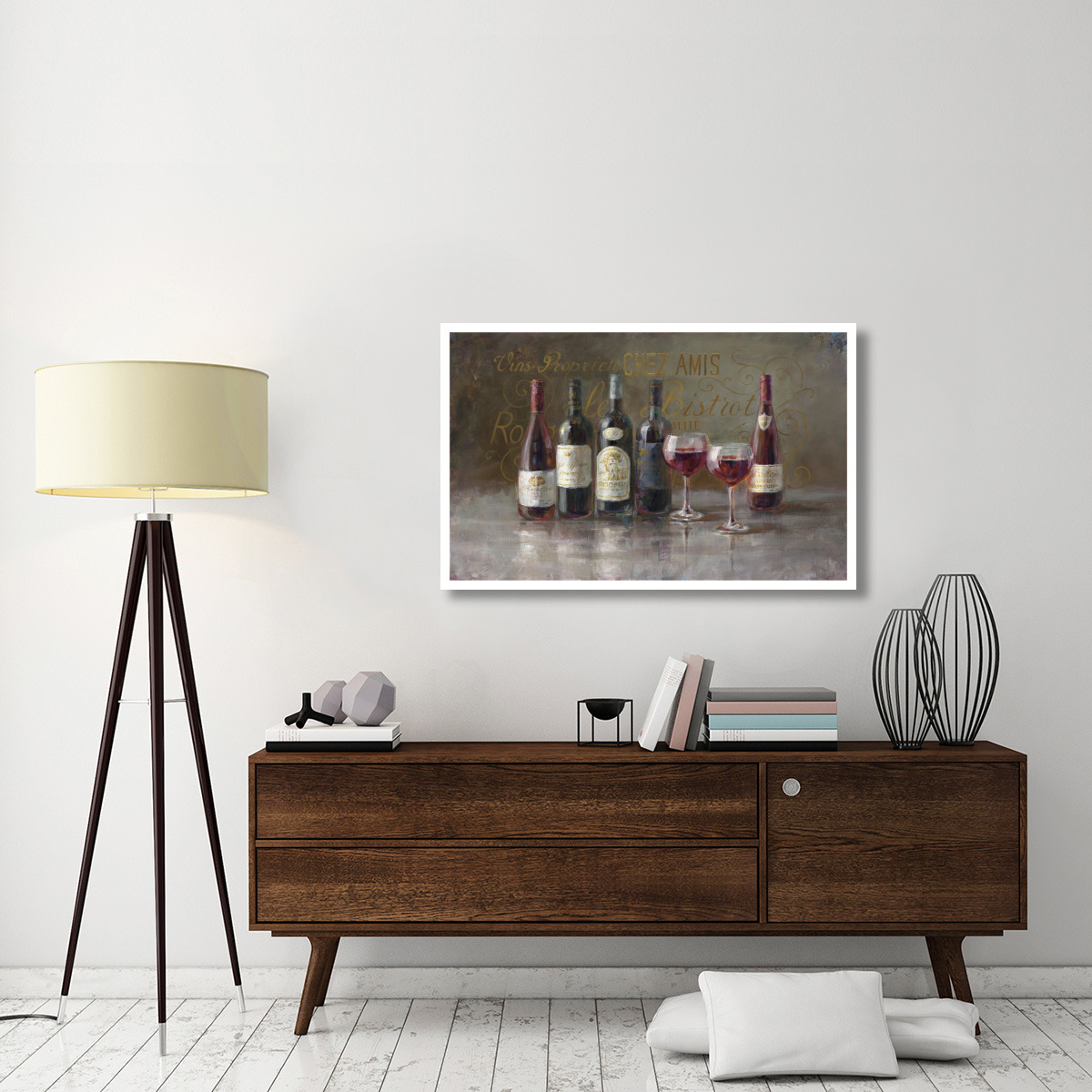 Bistro Reds -Paper Art-46&quotx29.28"