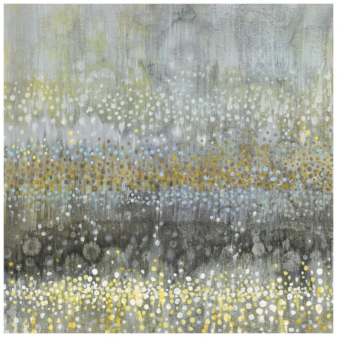 Rain Abstract III -Paper Art-20&quotx20"