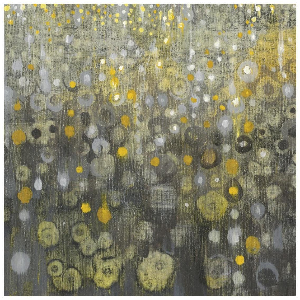 Rain Abstract V -Paper Art-26&quotx26"
