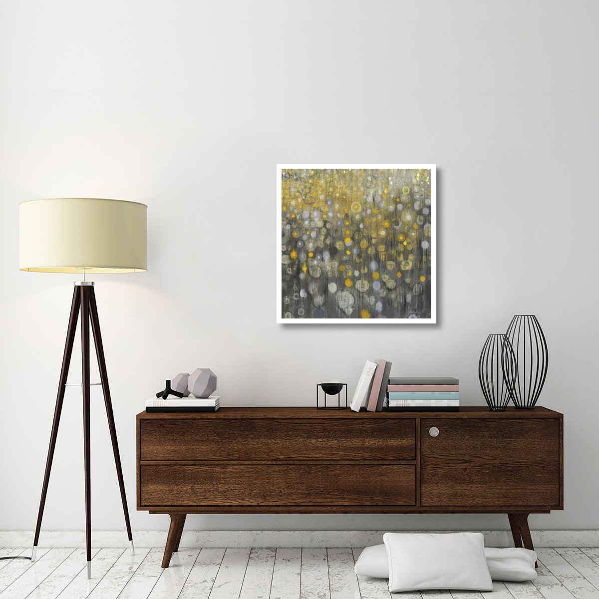 Rain Abstract VI -Paper Art-32&quotx32"