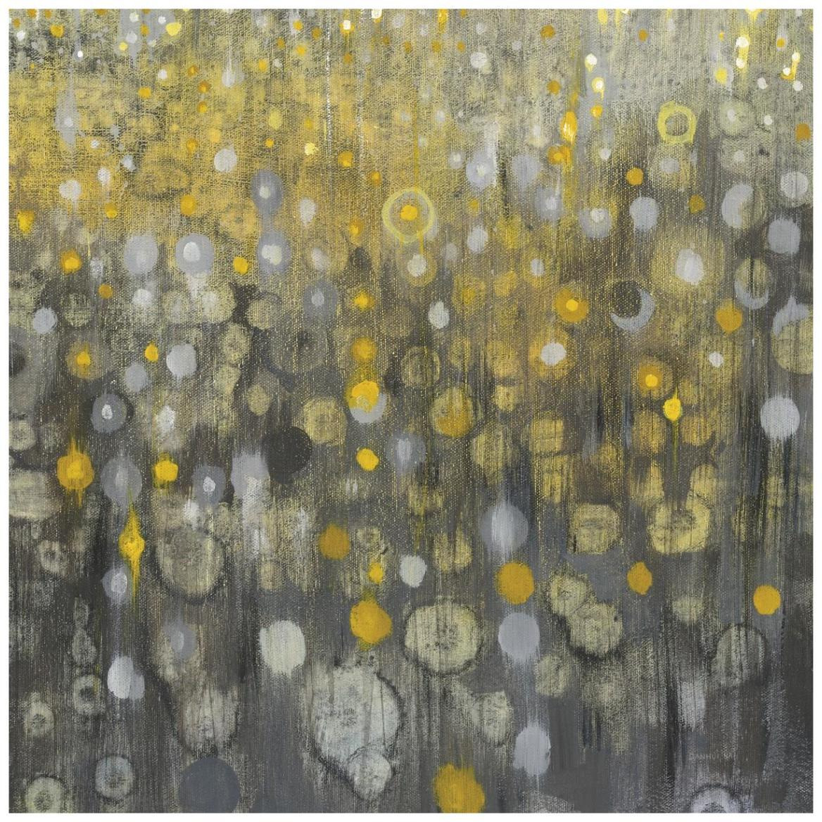 Rain Abstract VI -Paper Art-42&quotx42"