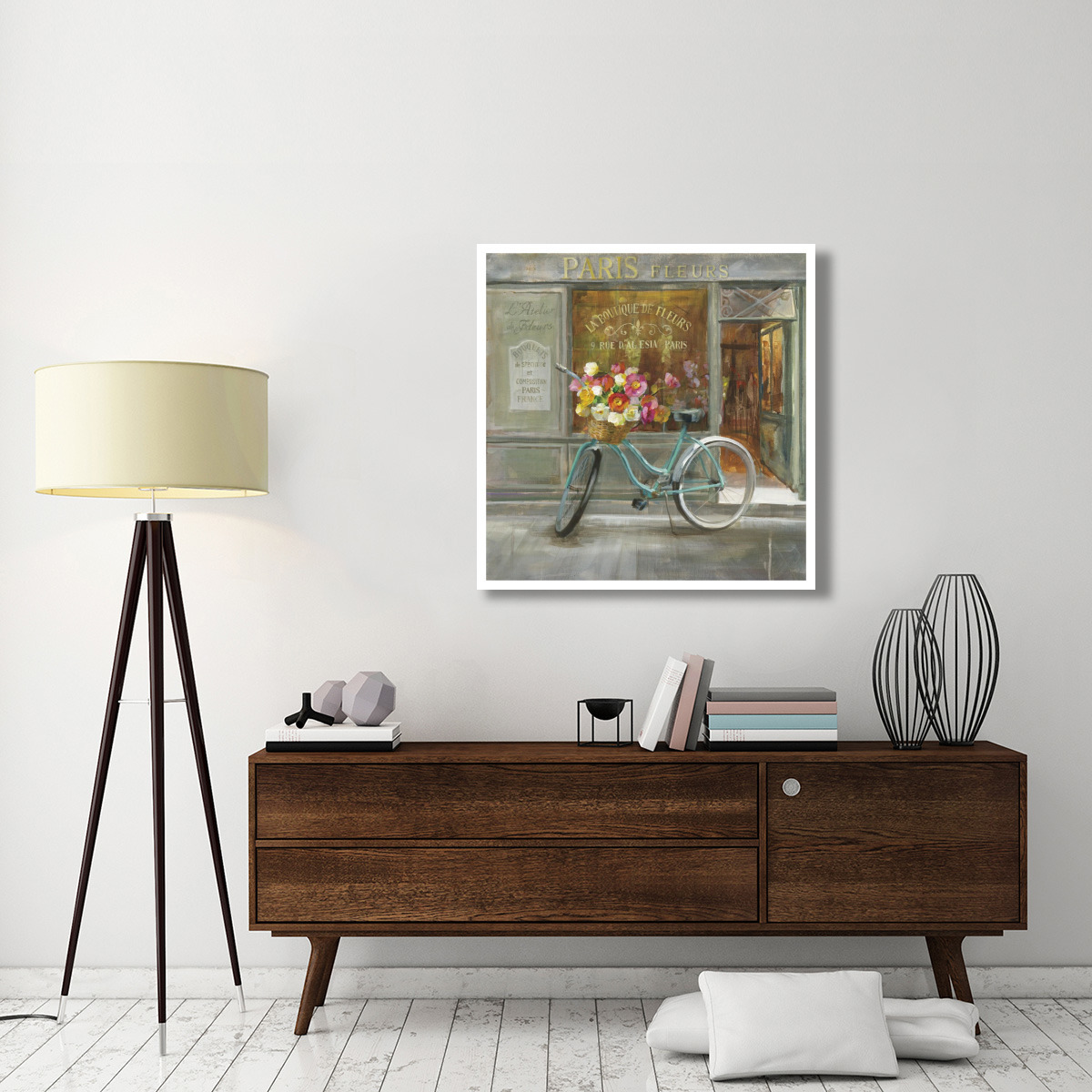 French Flowershop -Paper Art-38&quotx38"