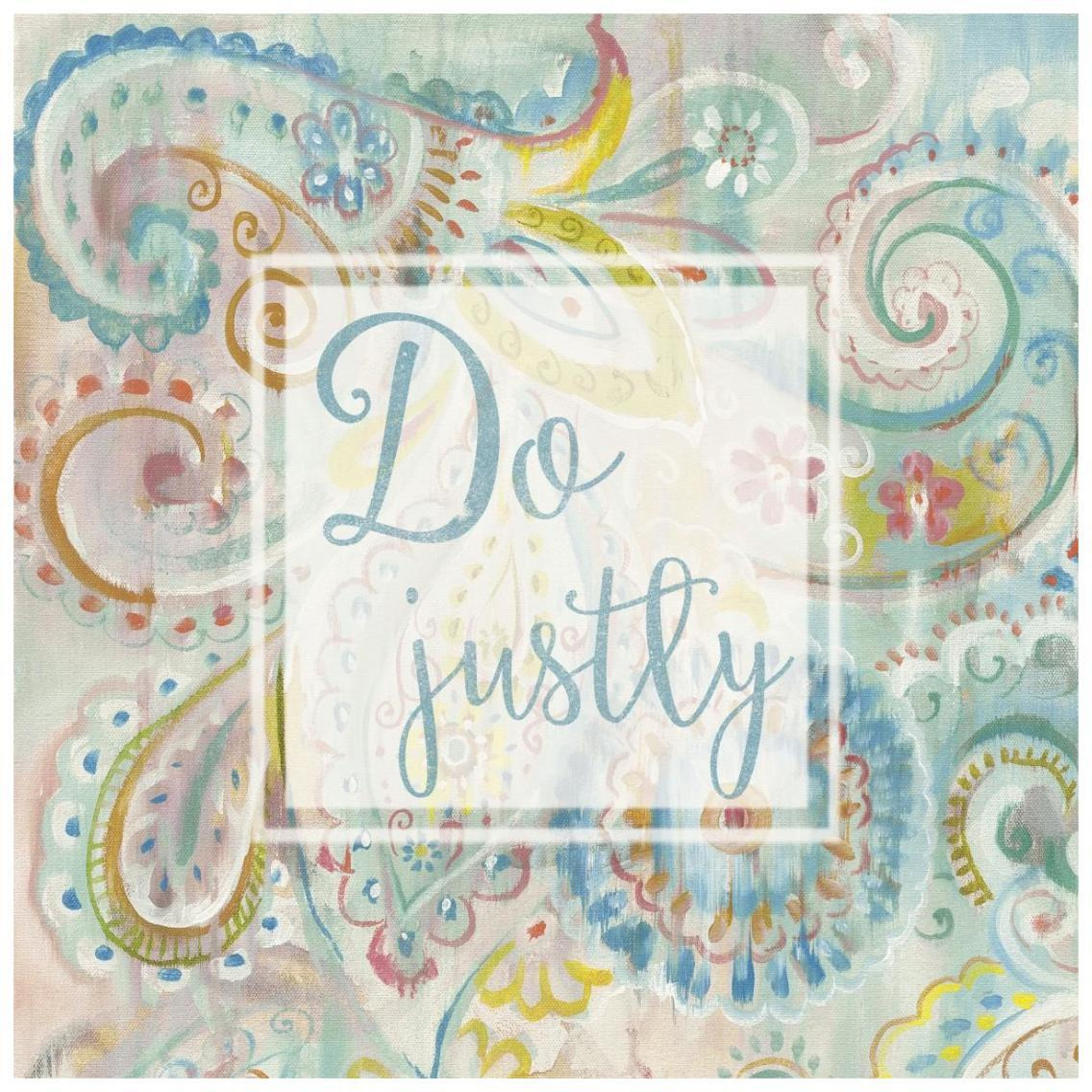 Spring Dream Paisley II Pink Sentiment -Paper Art-26&quotx26"