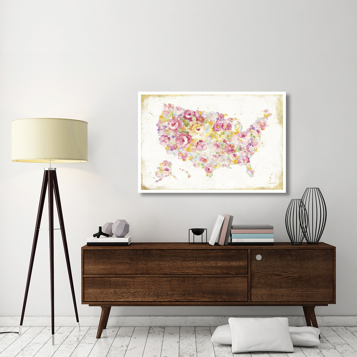 Midsummer USA -Paper Art-50&quotx34"