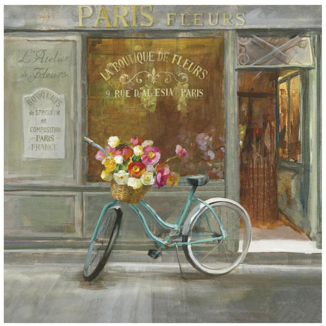 French Flowershop v2 -Paper Art-26&quotx26"
