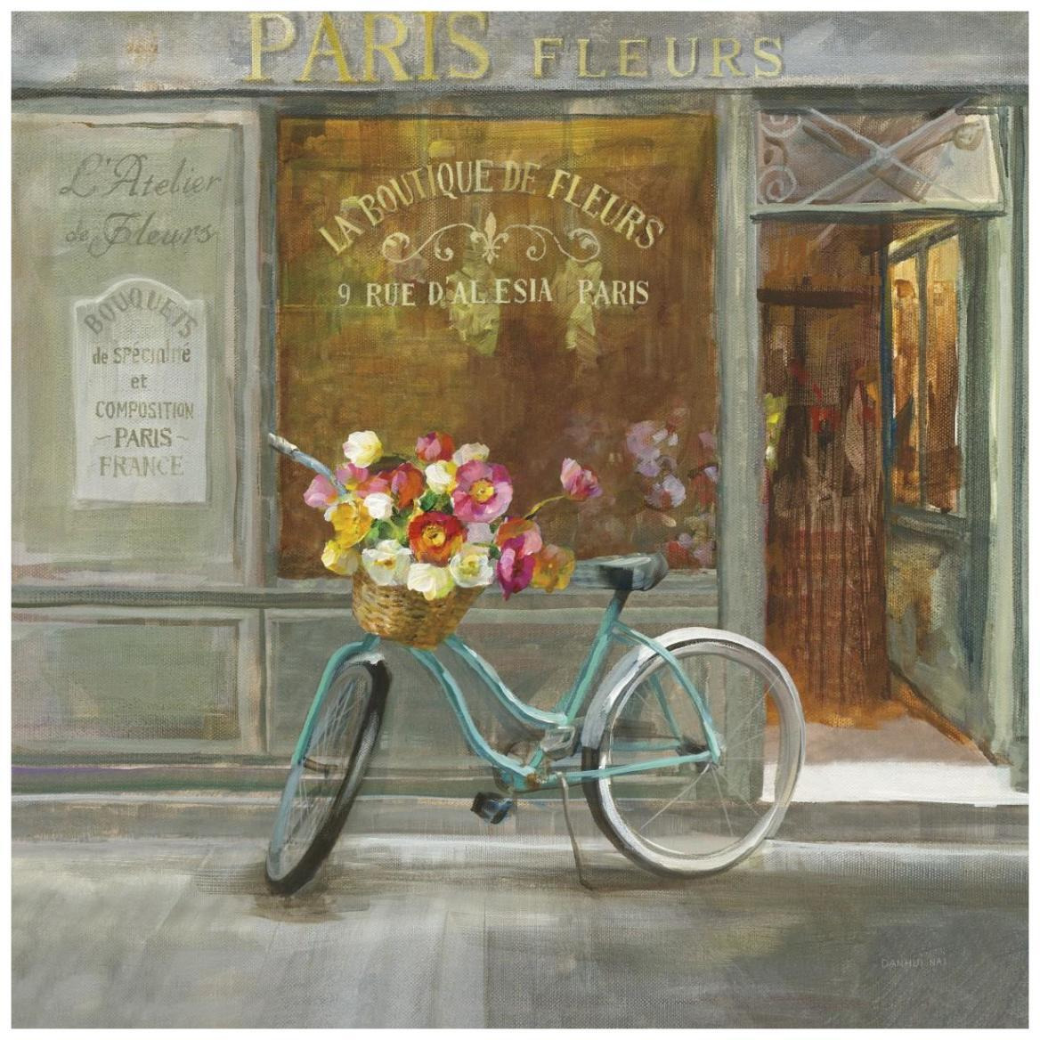 French Flowershop v2 -Paper Art-42&quotx42"