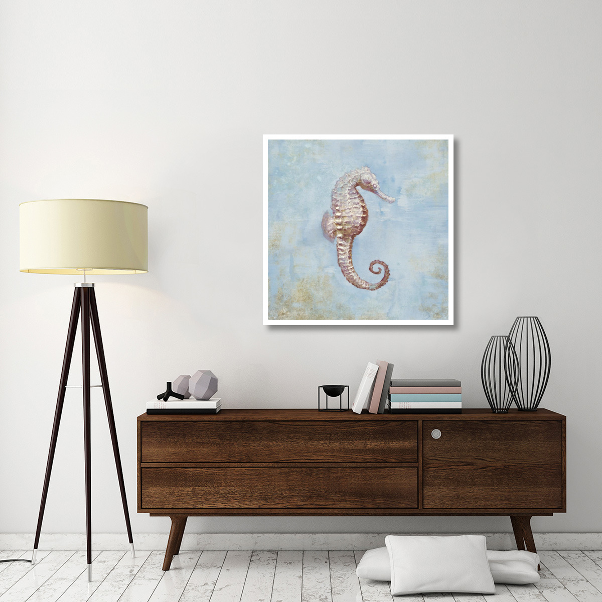 Treasures from the Sea I Watercolor -Paper Art-38&quotx38"
