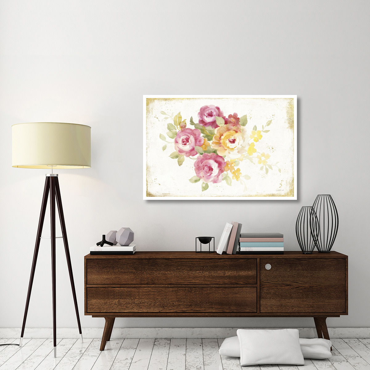 Midsummer IV Gold -Paper Art-50&quotx34"
