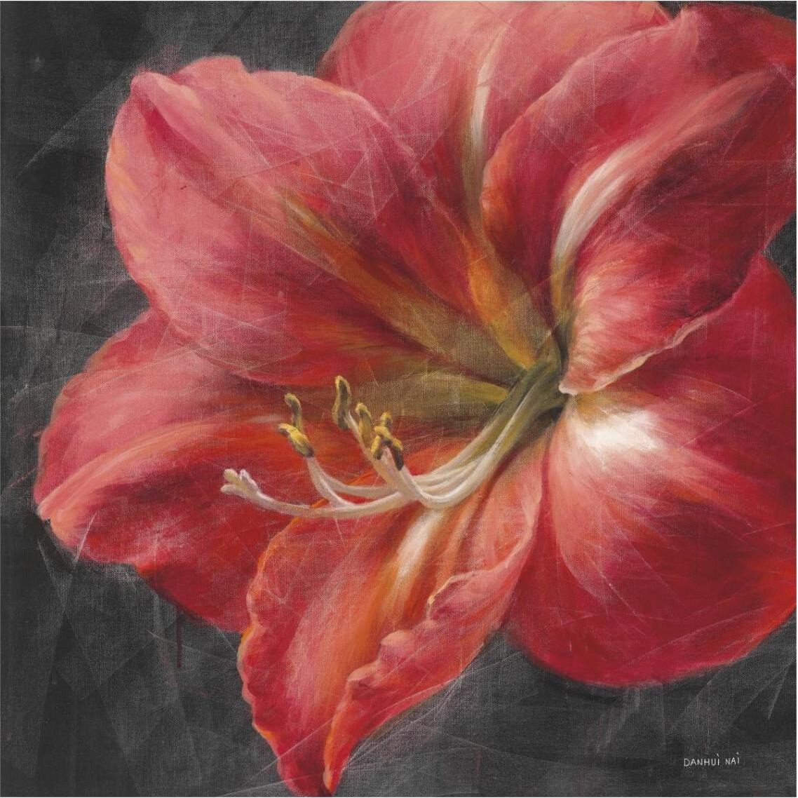 Vivid Floral III Crop -Paper Art-38&quotx38"