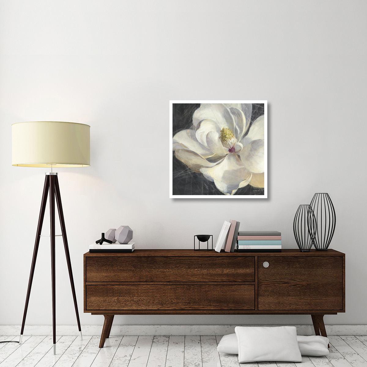 Vivid Floral IV Crop -Paper Art-32&quotx32"