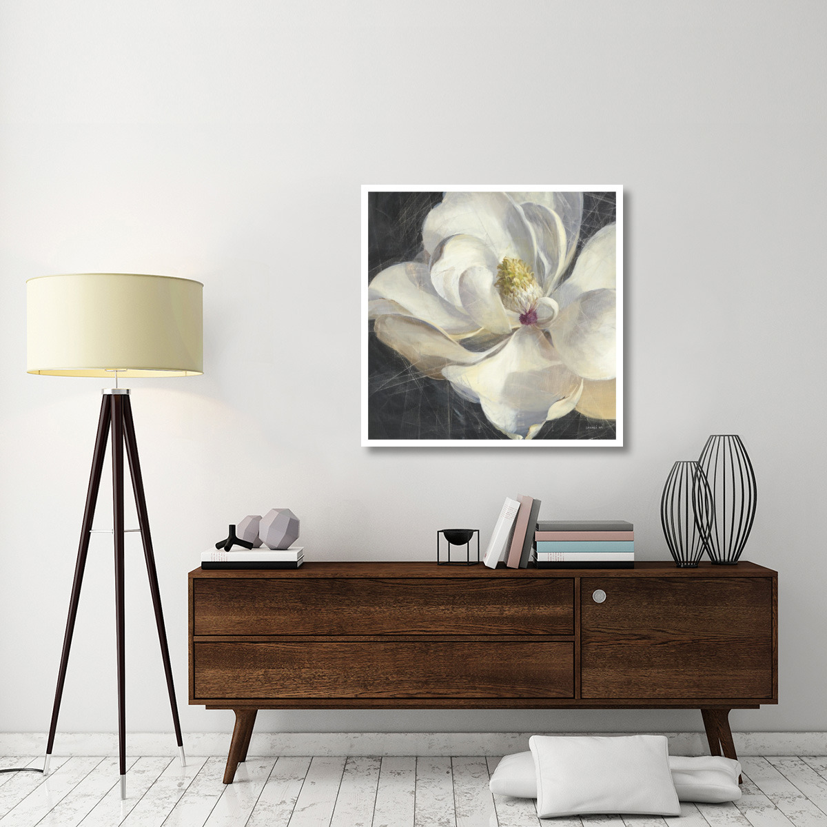 Vivid Floral IV Crop -Paper Art-38&quotx38"