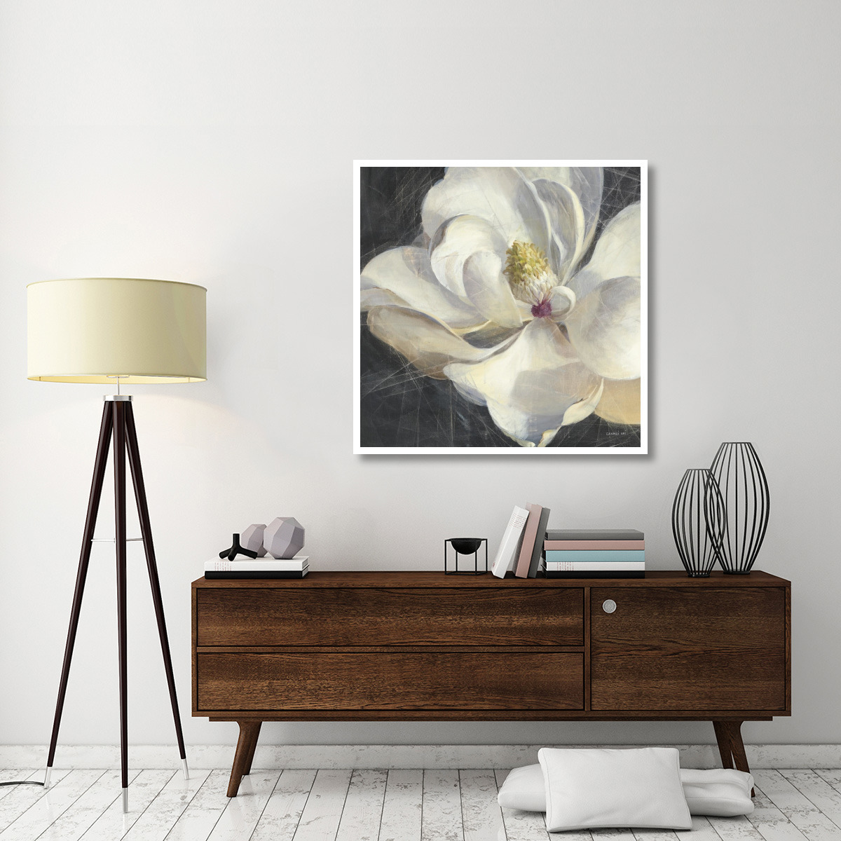 Vivid Floral IV Crop -Paper Art-42&quotx42"
