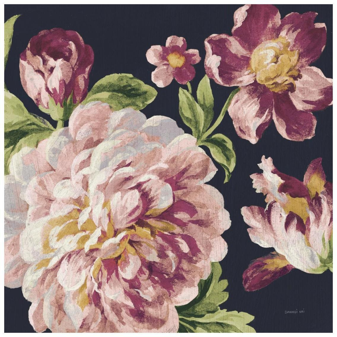 Mixed Floral IV Crop I Pastel -Paper Art-26&quotx26"