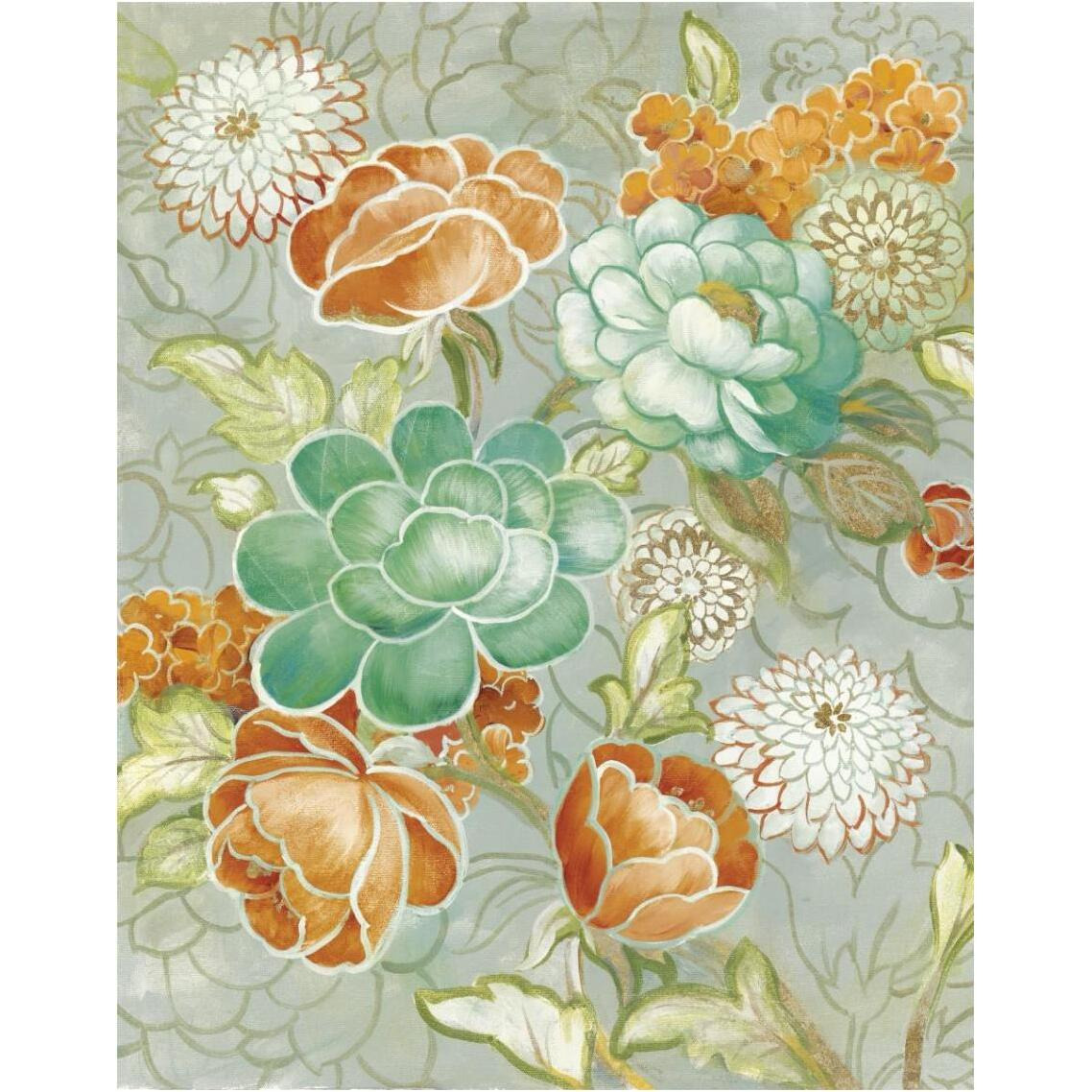 Garden of Delights Spice -Paper Art-30&quotx37"