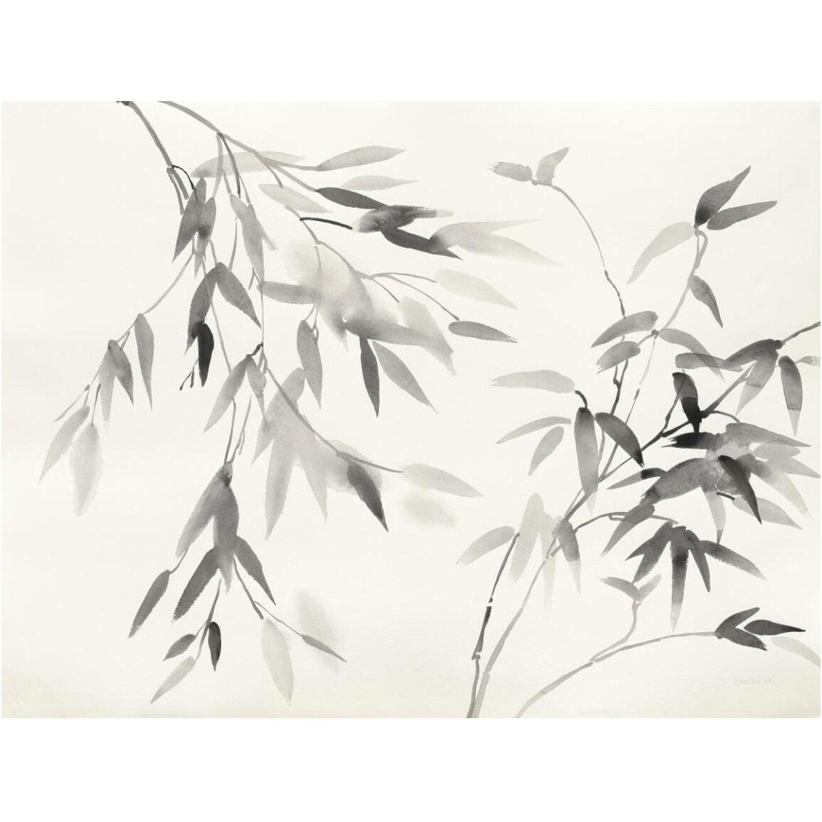 Bamboo Leaves II -Paper Art-50&quotx38"
