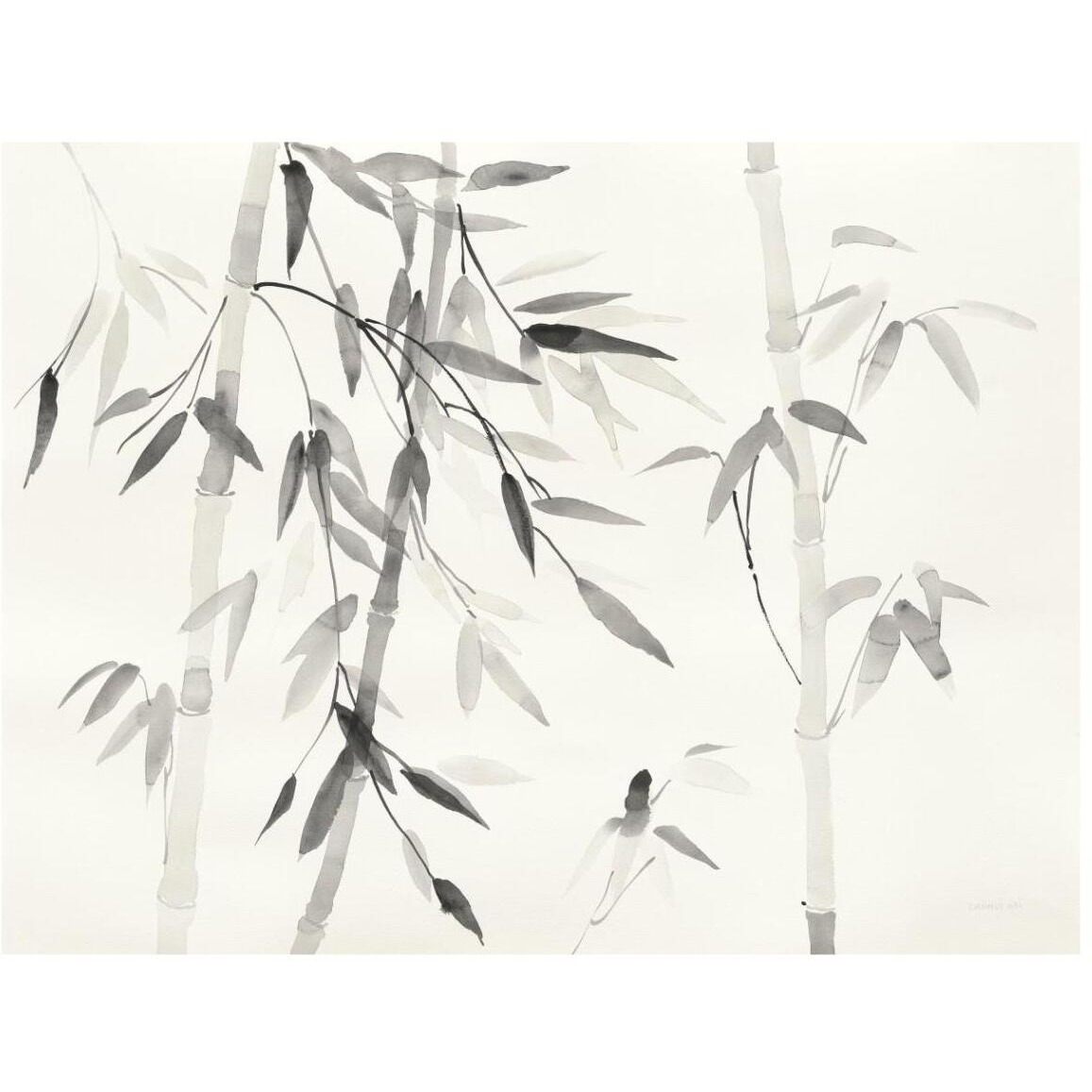 Bamboo Leaves III -Paper Art-42&quotx32"