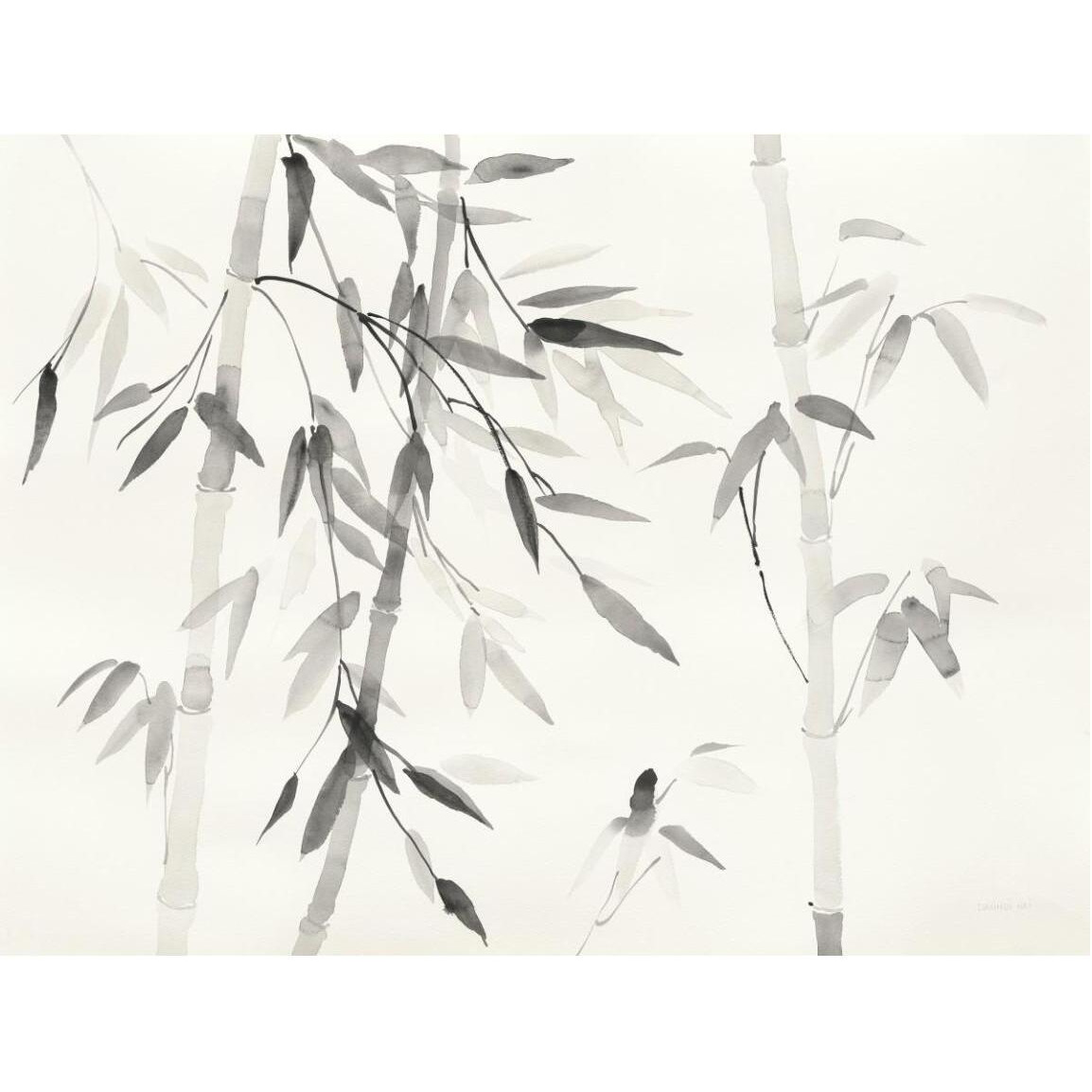 Bamboo Leaves III -Paper Art-50&quotx38"