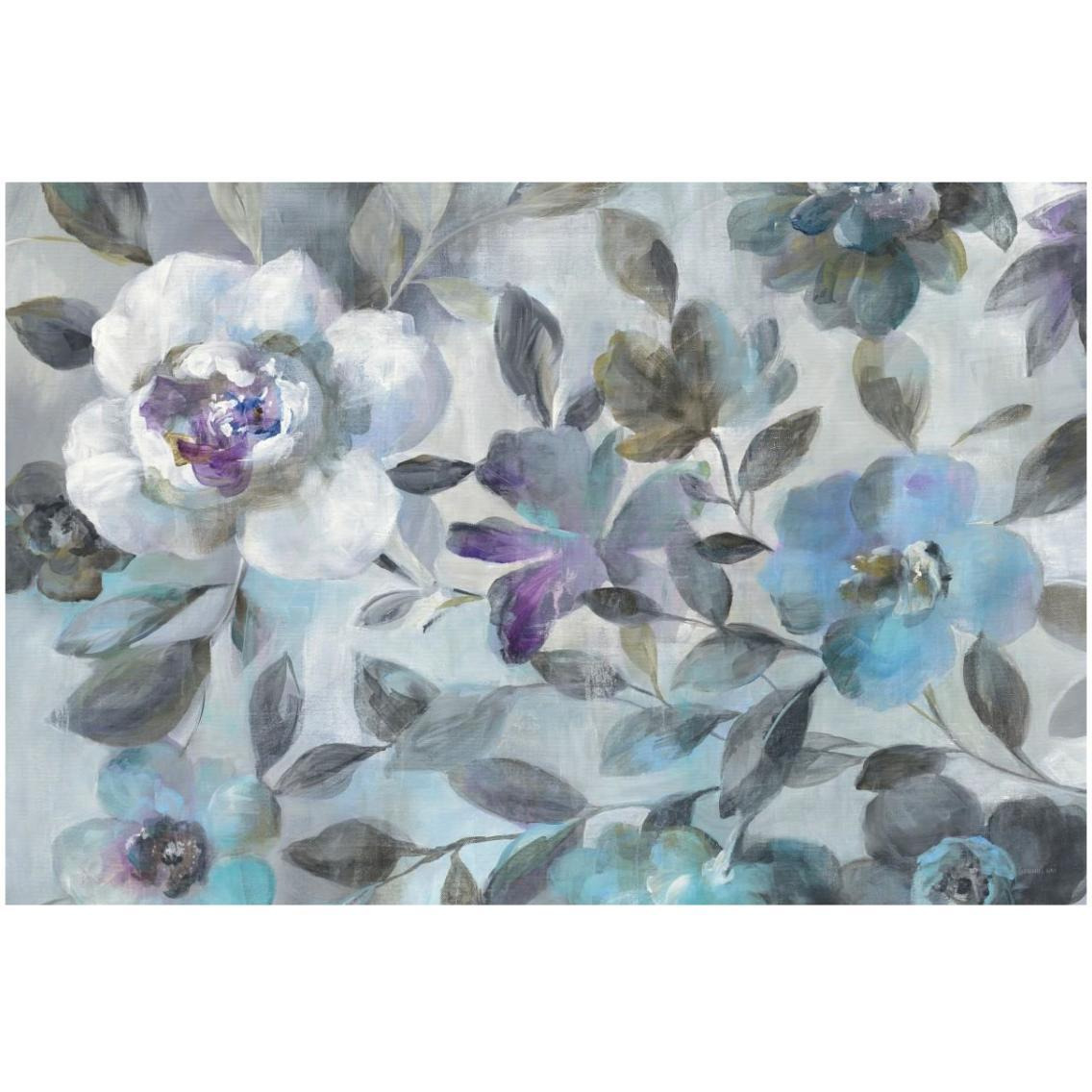 Twilight Flowers -Paper Art-32&quotx22"