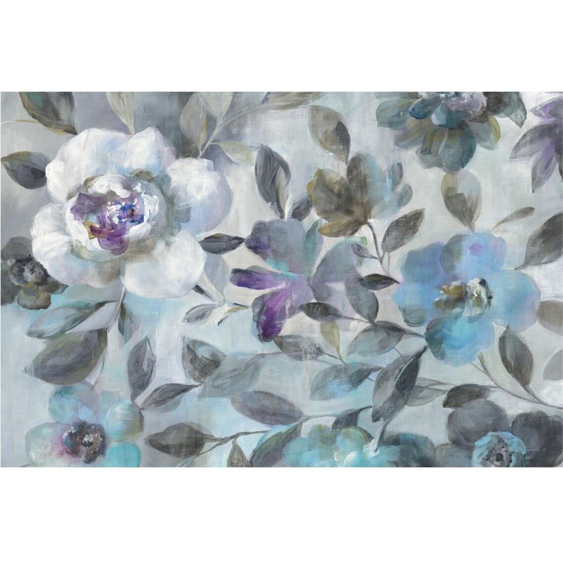 Twilight Flowers -Paper Art-38&quotx26"