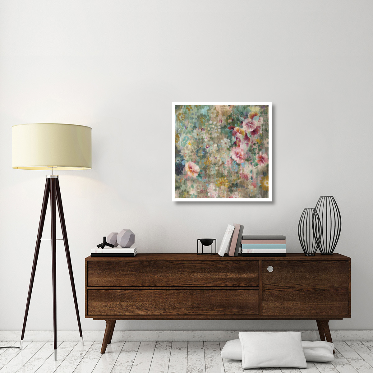 Flower Shower -Paper Art-32&quotx32"