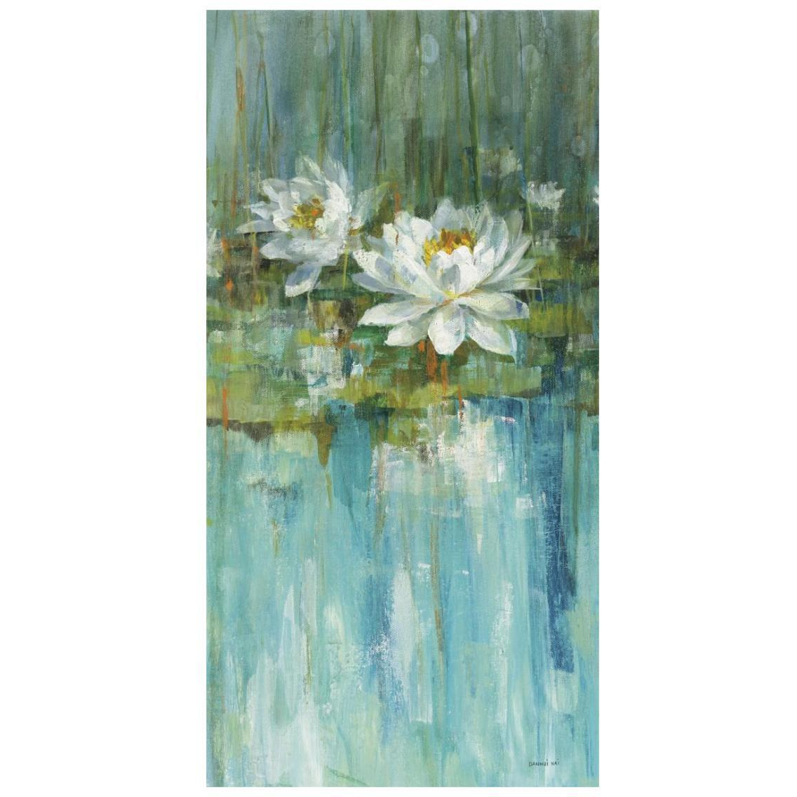 Water Lily Pond v2 II -Paper Art-14&quotx26"