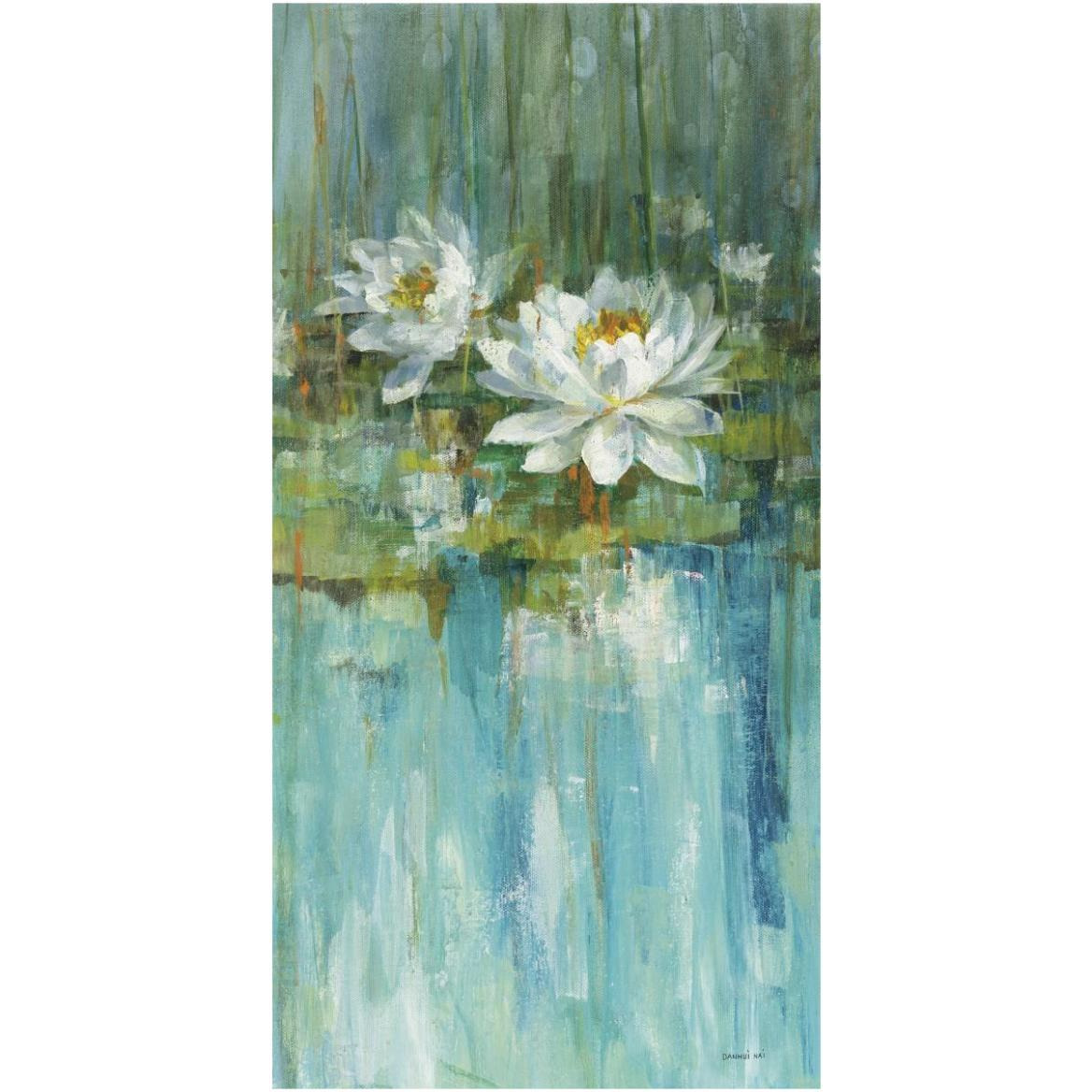 Water Lily Pond v2 II -Paper Art-32&quotx62"