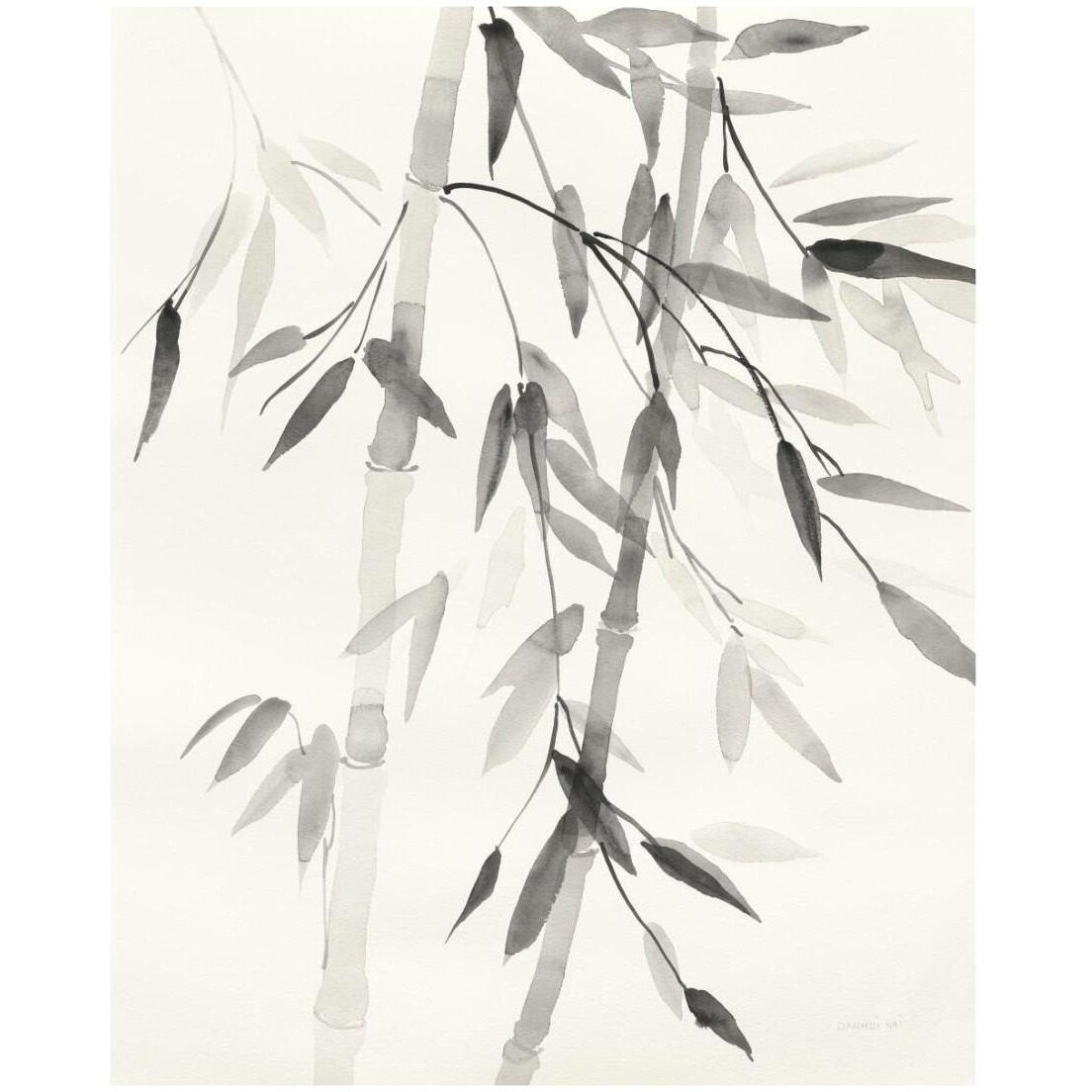 Bamboo Leaves V -Paper Art-18&quotx22"