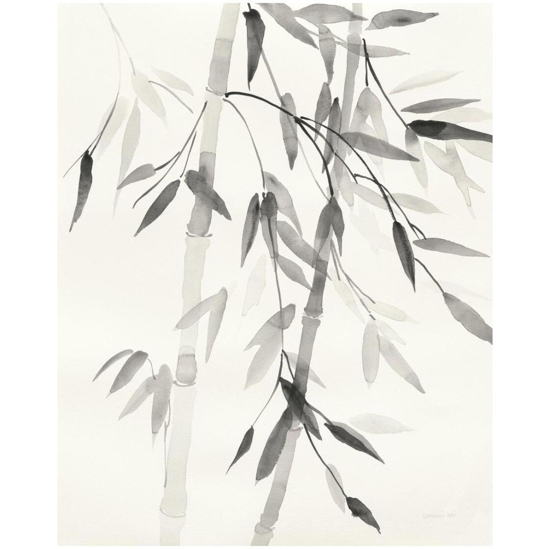 Bamboo Leaves V -Paper Art-22&quotx26"