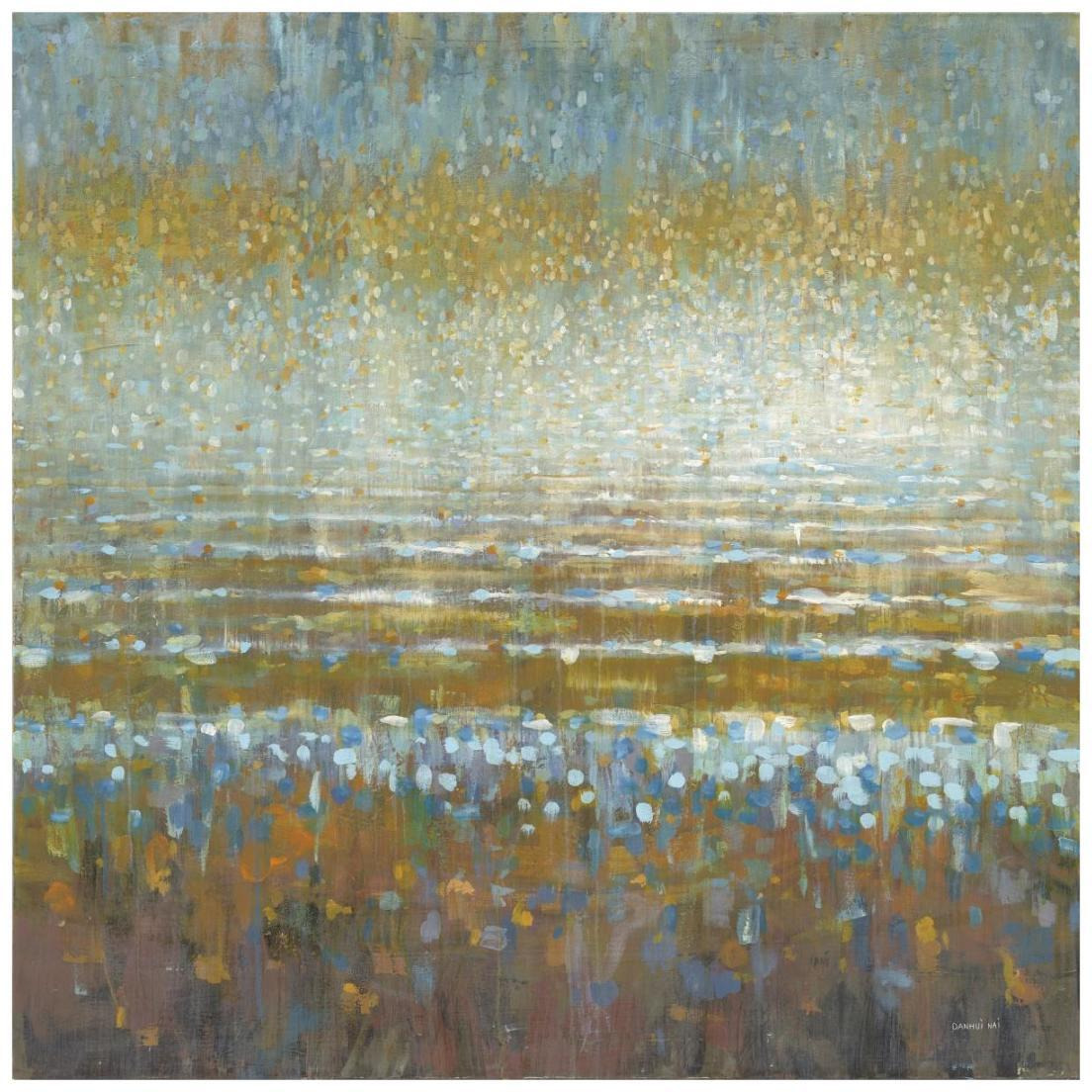 Rains Over the Lake Light -Paper Art-20&quotx20"