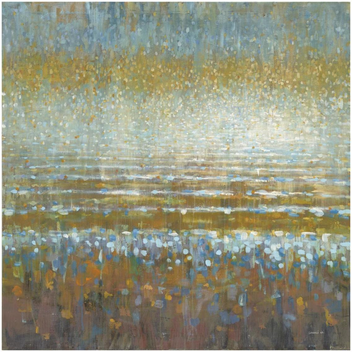 Rains Over the Lake Light -Paper Art-32&quotx32"
