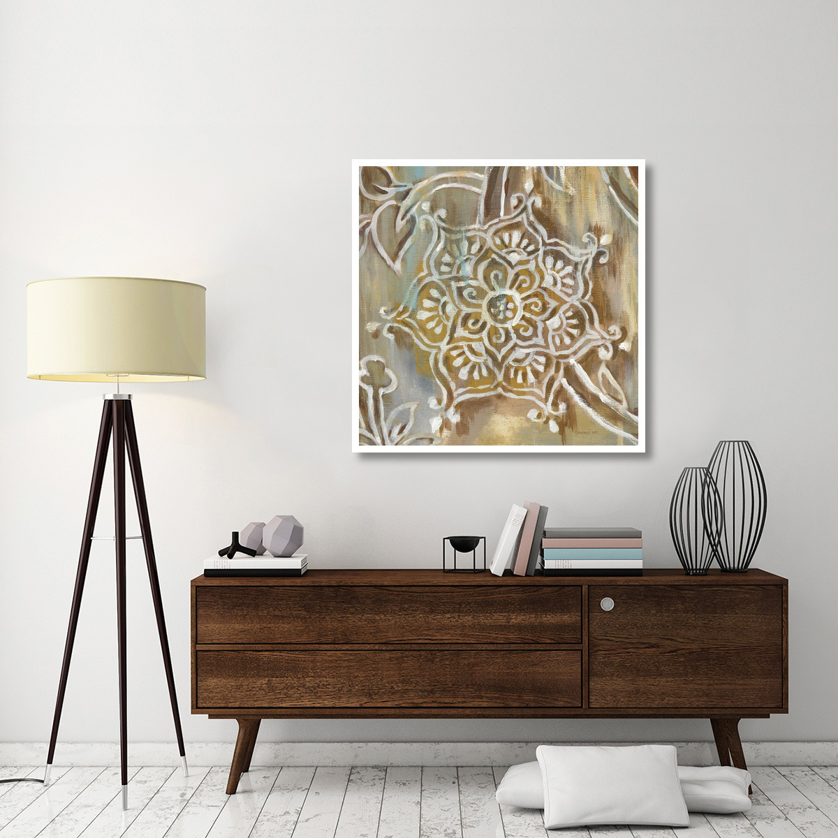 Henna III -Paper Art-42&quotx42"