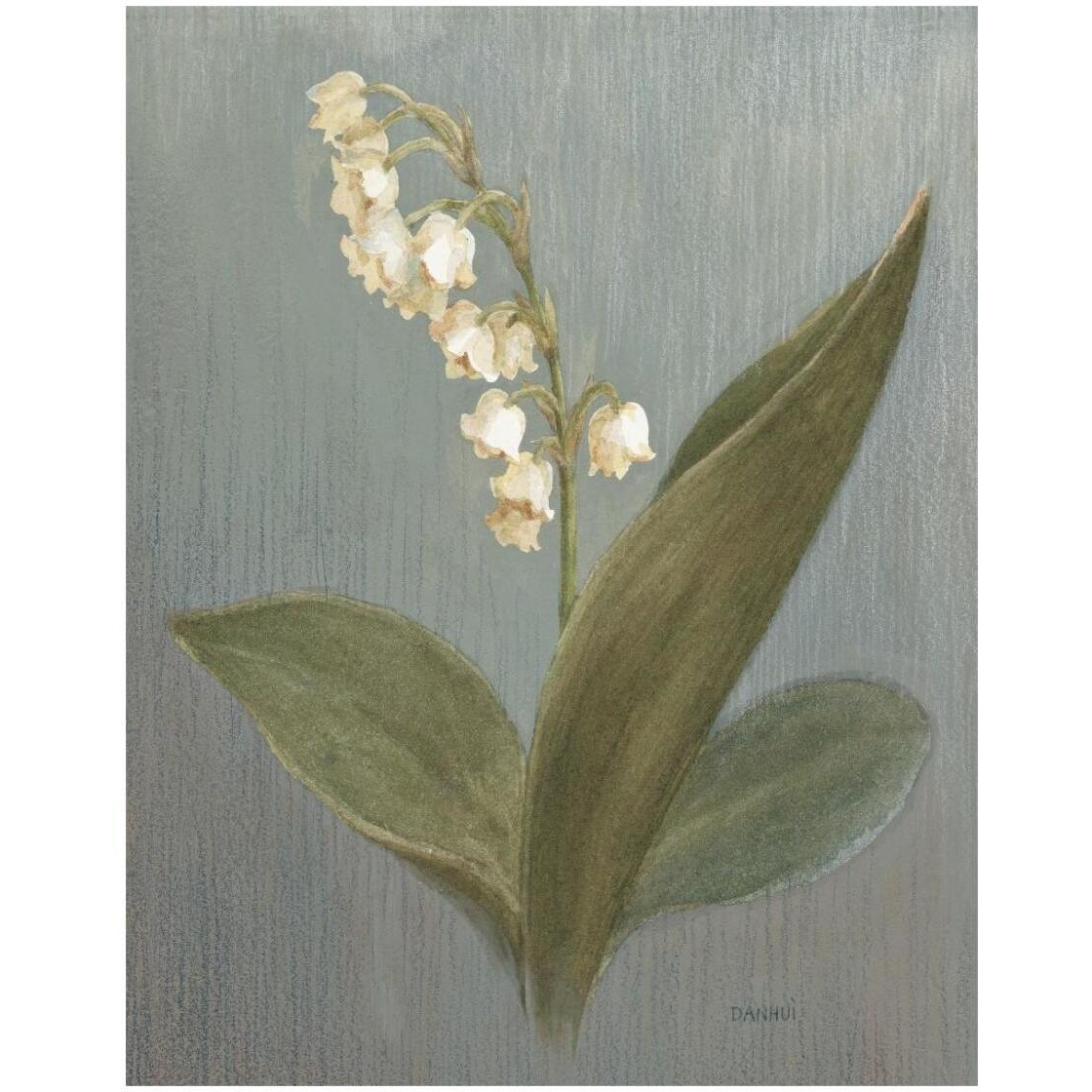 May Lily of the Valley Green -Paper Art-22&quotx26"