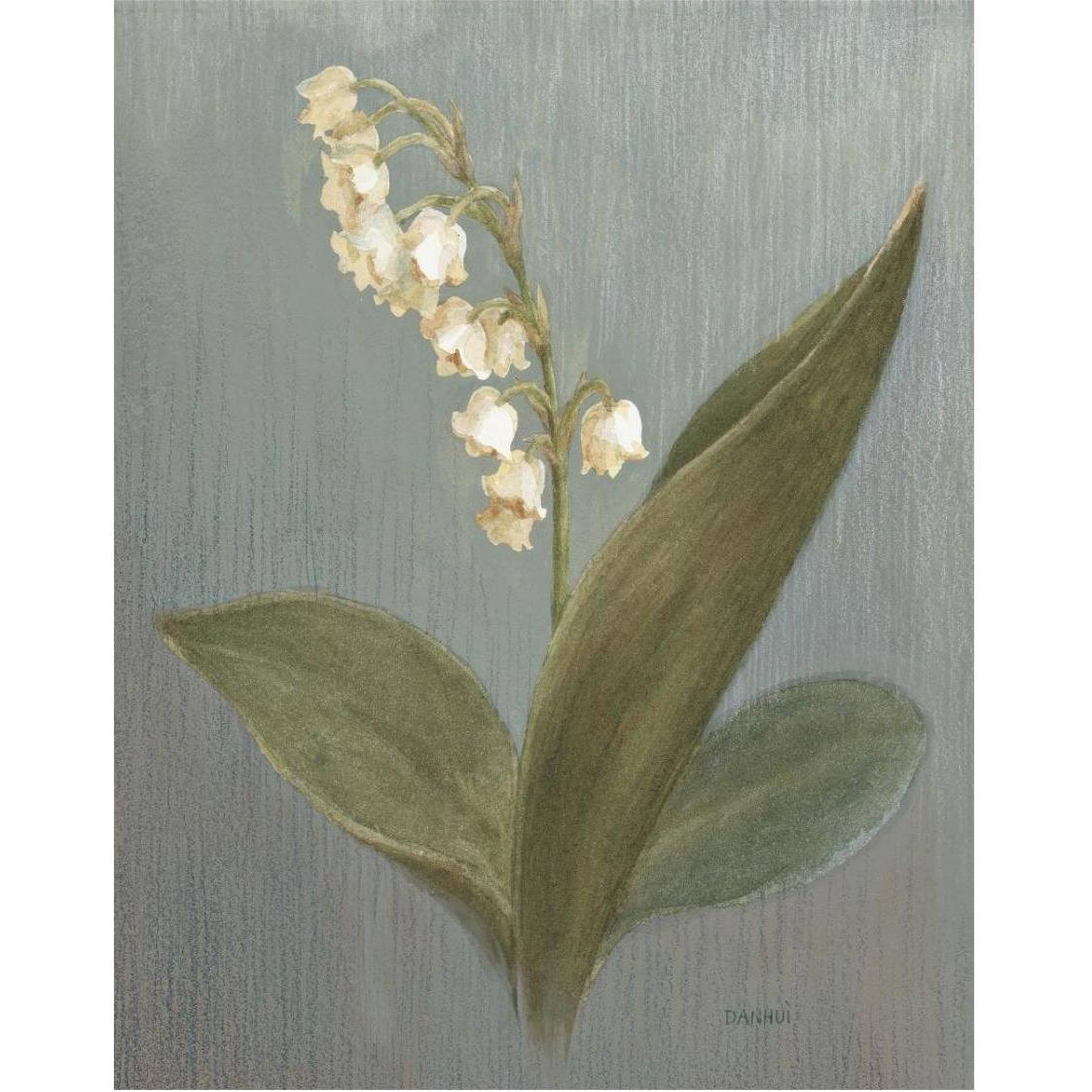 May Lily of the Valley Green -Paper Art-24&quotx30"