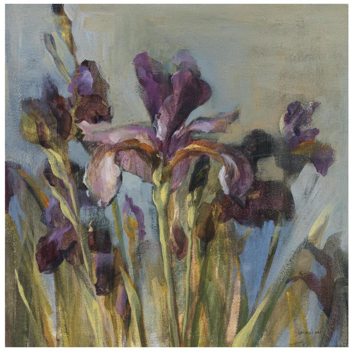 Spring Iris I -Paper Art-42&quotx42"