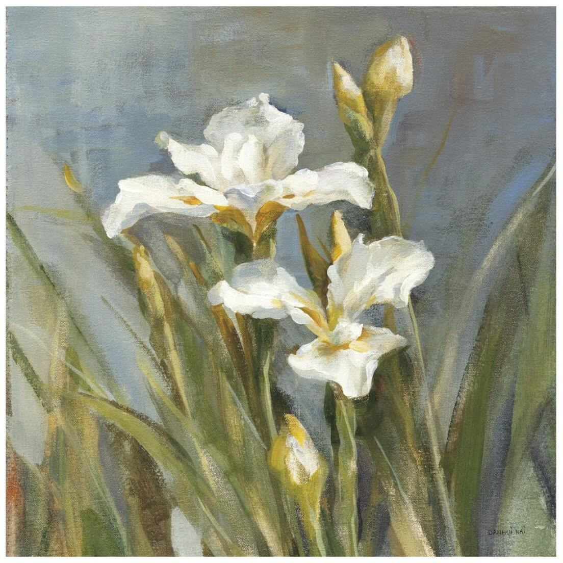 Spring Iris II -Paper Art-20&quotx20"
