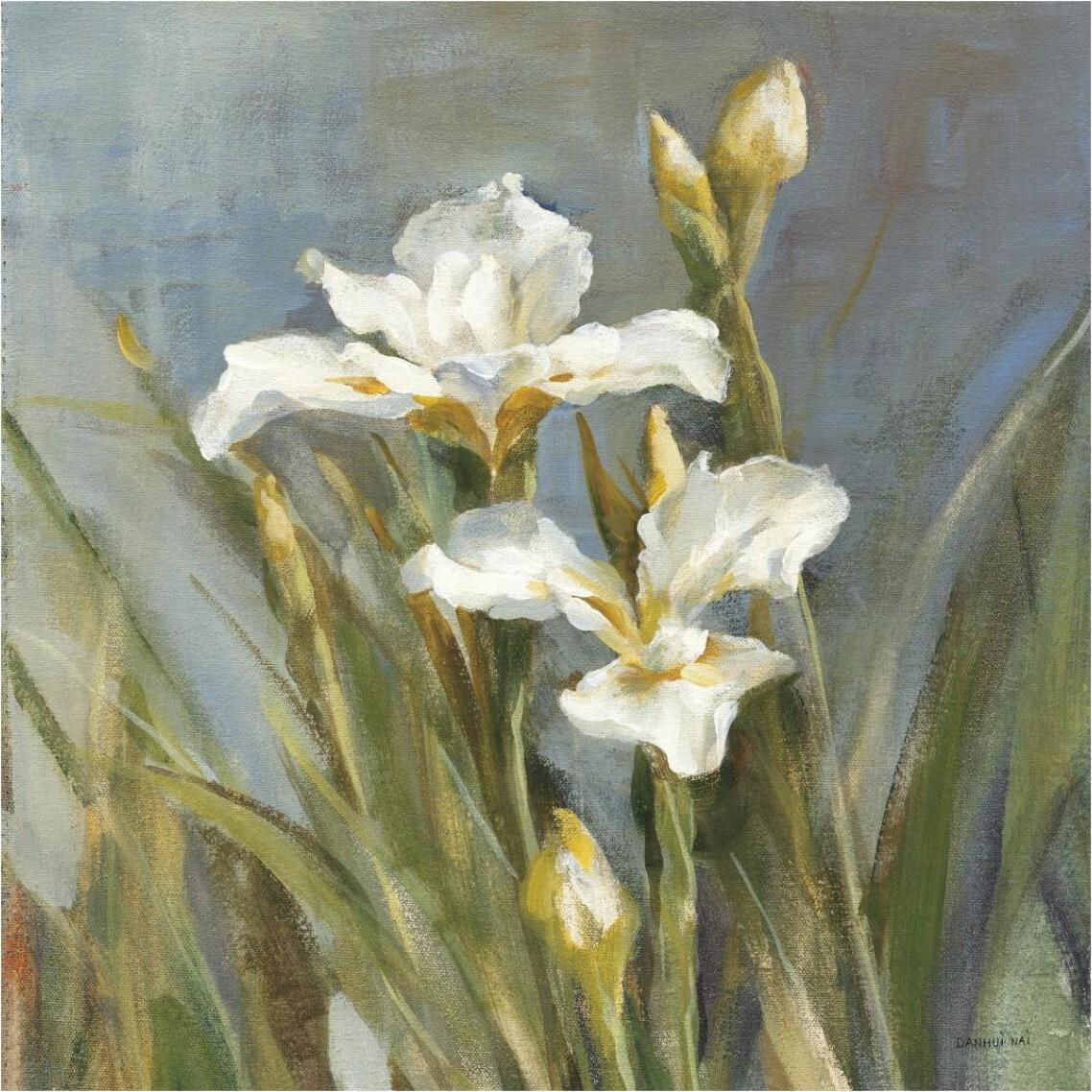Spring Iris II -Paper Art-38&quotx38"