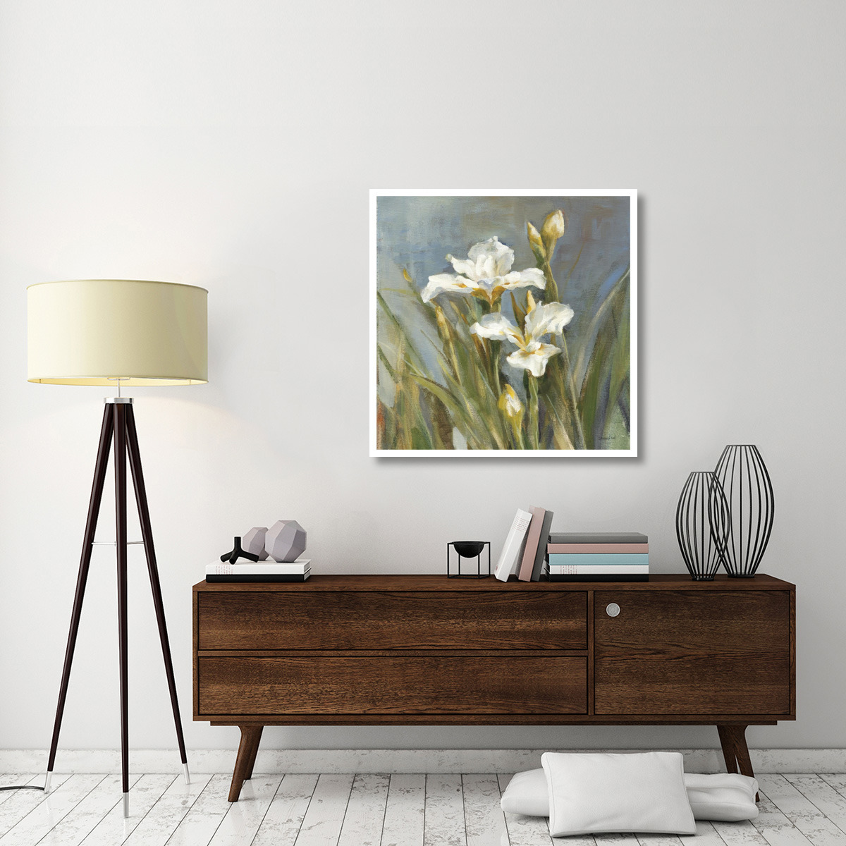 Spring Iris II -Paper Art-38&quotx38"