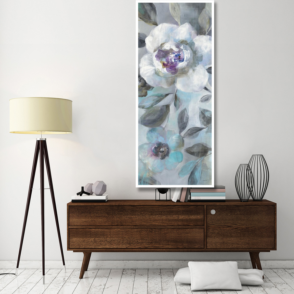 Twilight Flowers II -Paper Art-32&quotx77"