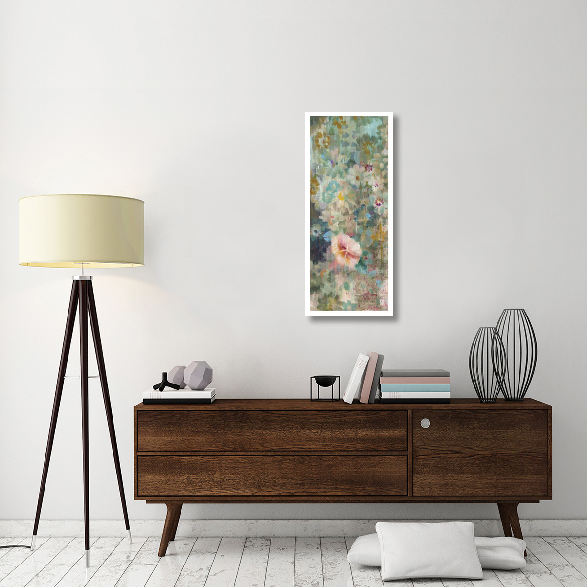 Flower Shower II -Paper Art-18&quotx42"