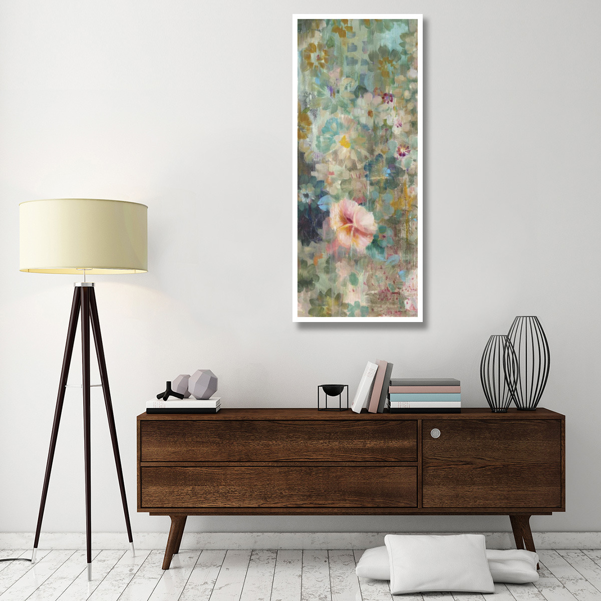 Flower Shower II -Paper Art-26&quotx62"