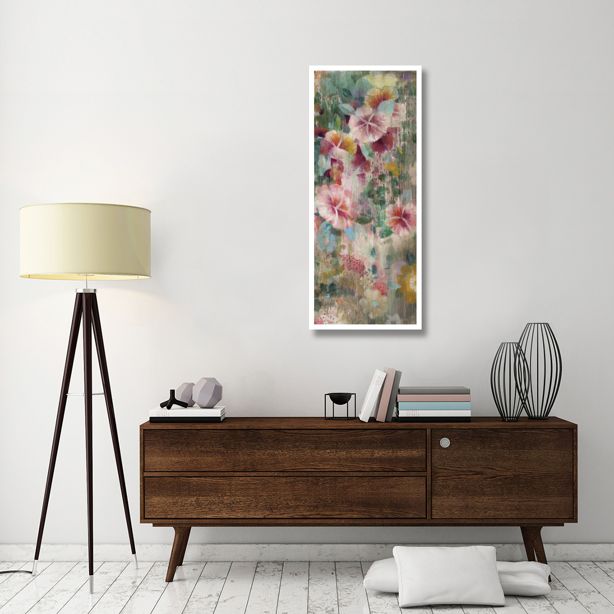 Flower Shower III -Paper Art-22&quotx52"