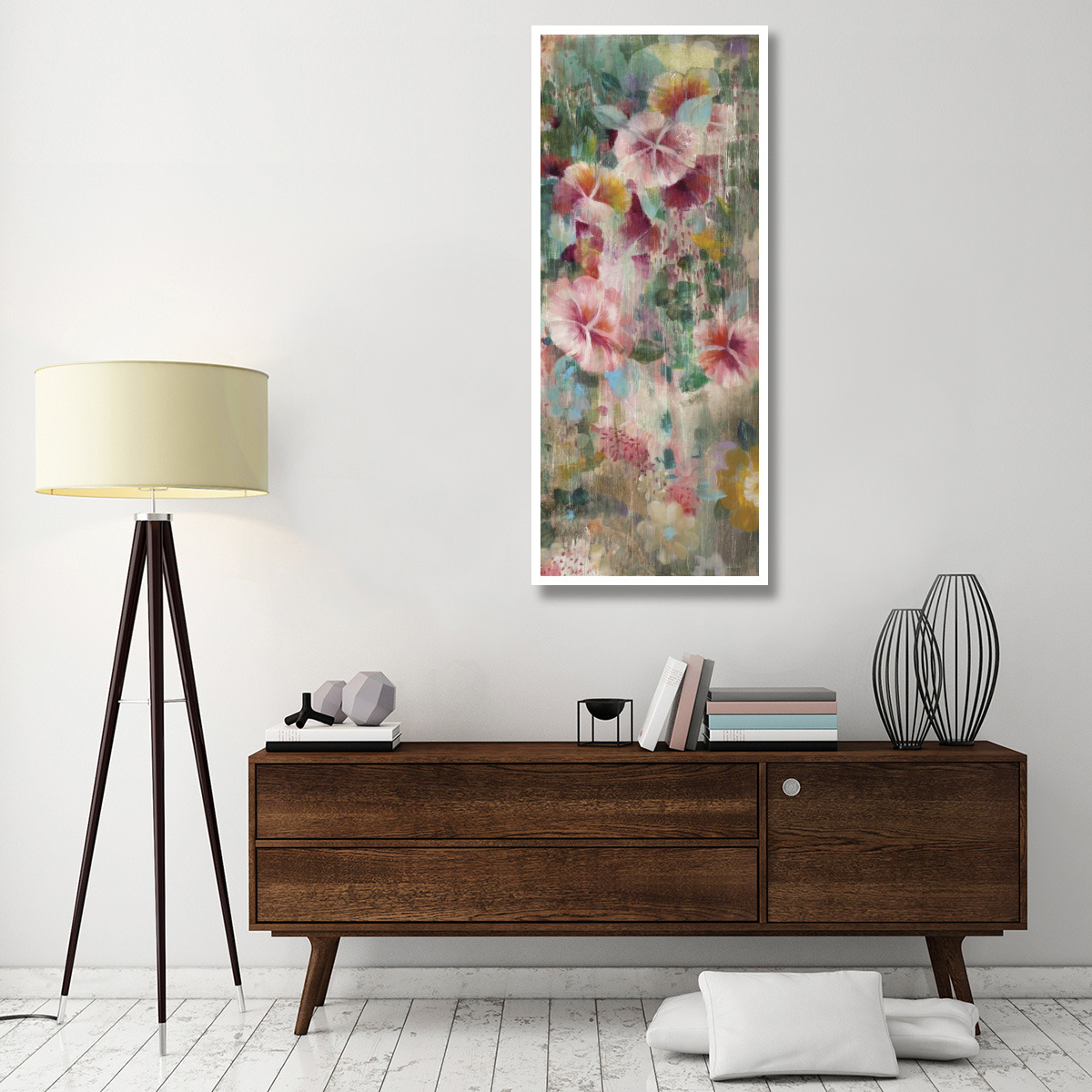 Flower Shower III -Paper Art-26&quotx62"