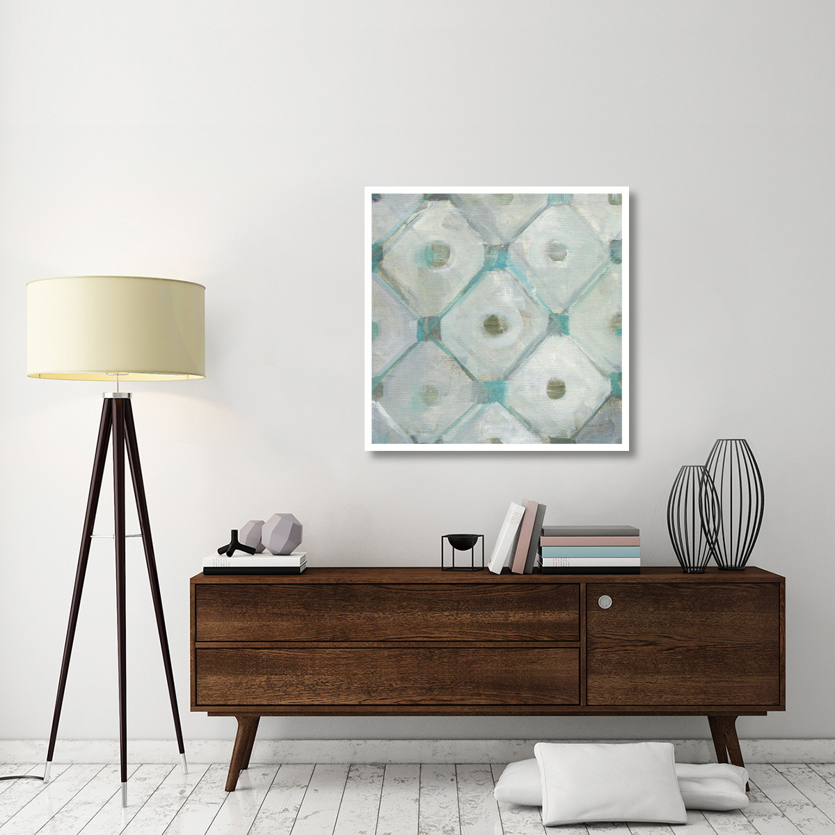 Tile Element I -Paper Art-38&quotx38"