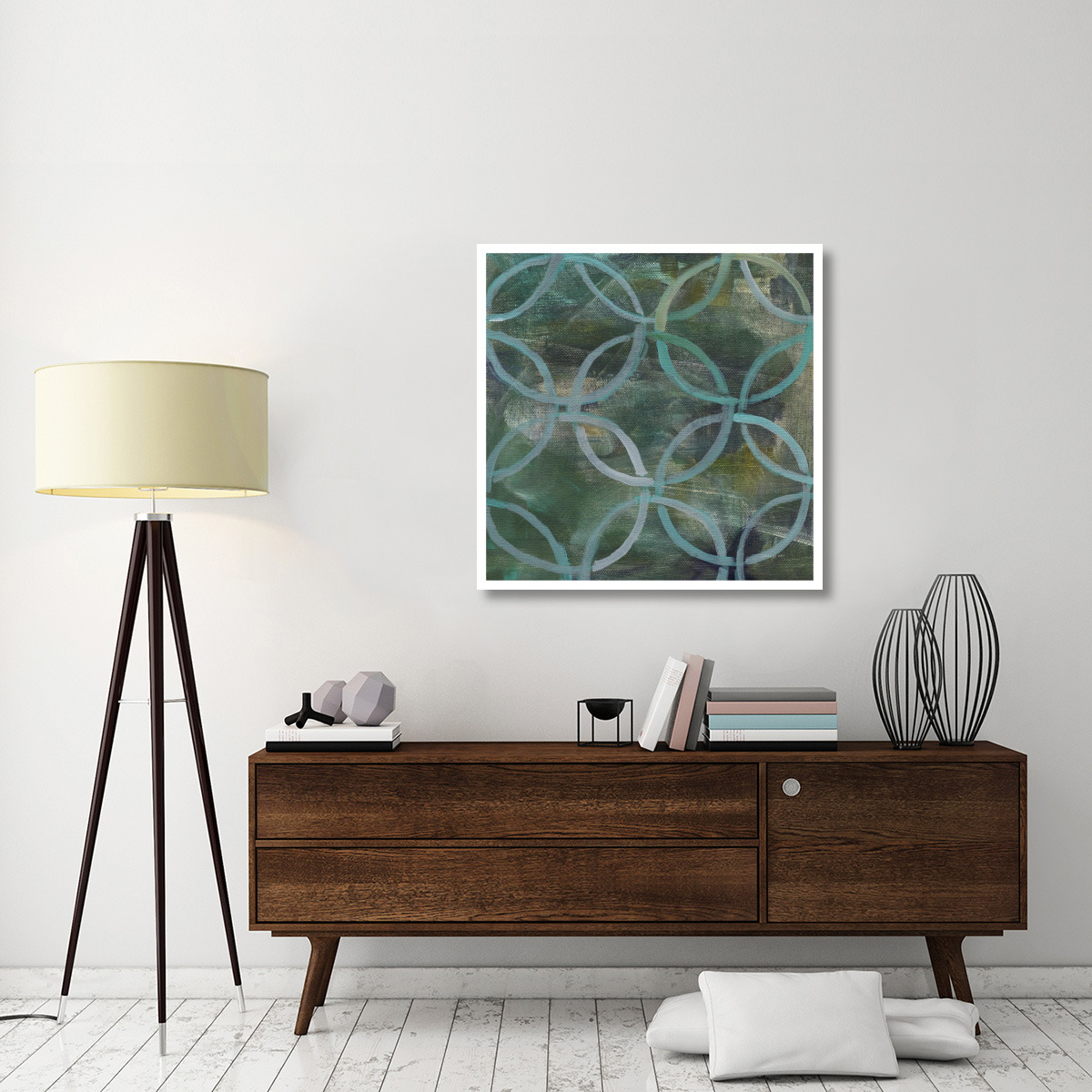 Tile Element III -Paper Art-38&quotx38"